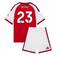Arsenal Mikel Merino #23 Koti Peliasu Lasten 2026-27 Lyhythihainen (+ Lyhyet housut)